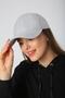 Gray Cashmere Fabric Unisex Hat - 3