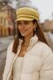 Yellow Wool Cap Women's Hat