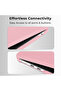 Hard Shell Case for MacBook Air 13.6 (2025) – Solid Pink, Scratch-Resistant - 4