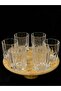 Crystal Look Glass Soft Drink Cup Set of 6 - Stylish Patterned Soft Drink and Water Cup - 2