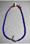 Handmade Blue Red Necklace - 3