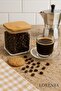 Glass Jar with Bamboo Lid – Storage Container, Cookie, Coffee and Spice Jar - Kitchen Organizer