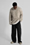 Men's Black High Waist Side Pocket 100% Cotton Oversize Cargo Jeans - 2