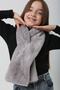 Gray Soft Textured Plush Children's Neck Collar - 7