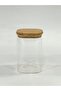 Glass Jar with Bamboo Lid – Storage Container, Cookie, Coffee and Spice Jar - Kitchen Organizer - 6