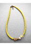 Handmade Evil Eye Beaded Yellow Necklace - 3
