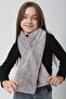 Gray Soft Textured Plush Children's Neck Collar - 2