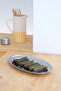 Steel 33 cm Salad Serving/Display Tray Metal Plate - 6