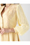 Lace Embroidered Ruffled Jacket Two-Piece Suit - 5