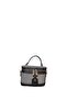 Stylish Box Bag Model Linen Black