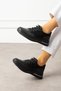 SHILEKİSS BLACK WOMEN GENUINE LEATHER SHOES