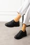 LASTING BLACK WOMEN'S GENUINE LEATHER SHOES - 2