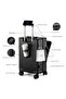 20 Inch Cabin Size Aluminum Frame Luggage with USB Charging Port, Front Opening Compartment - 4