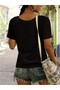 Ked Printed V-Neck Women's Oversize T-Shirt - 2