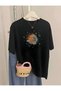 Flower Printed Oversize Unisex Women/Men T-Shirt