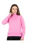 Turtleneck Basic Sweater Pink