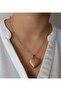 1St Class Steel No Darkening Pop-Up Heart Figured Necklace - 2