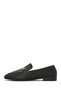 Women's Black Leather Genuine Leather Masculine Shoes Casual Daily Shoes 25Sfd350618 - 2