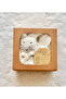 Welcome Baby Gift – White Muslin Sleeping Companion, Pacifier Strap, Scarf and Wooden Teether - 2