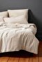 Double Cotton Muslin Duvet Cover Set 200X220 cm |   With 2 Pillowcases |   Breathable Soft Fabric
