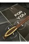 Long Buckle Slim Women's Belt, Coat Belt, Shirt Belt, Dress Belt