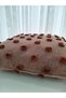 Tufting Linen Polka Dot Decorative Throw Pillow Case (Color Tile) - 4