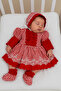 Red Gingham Dress Set