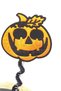 Orange Black Pumpkin Crown Halloween Party Halloween Crown Unisex Glitter 18x22 cm - 8