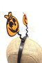 Orange Black Pumpkin Crown Halloween Party Halloween Crown Unisex Glitter 18x22 cm - 7