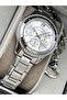 Silver Color Steel Strap Waterproof Wristwatch + bracelet - 5
