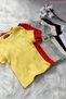 Girl Child 5-14 Years Ribbed Knit Short Sleeve Bodysuit 3130 Yellow - 2