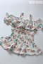 Mojo Girl's Shoulder Open Gathered Body 1016 Cream - 2