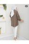 Pearl Touch Earth Brown Hijab Tunic - 5
