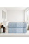 100% Cotton 2-Piece Hand, Face and Head Towels 55x100cm
