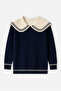 Wide Collar Knitting Sweater