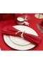 6 Pcs - Running Deer Napkin Rings Gold (Tarnish-Free) Christmas and Ramadan - Metal Accessory - 4