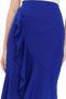 Apsen Women's Cobalt Blue Seasonal Flared Midi Length Crepe Skirt 2123-80 - 4
