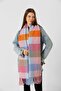 Pink Thick Boucle Scarf Women's Shawl 40x210 cm - 6