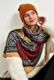 Saffron Shawl Patterned Women's Shawl - 2