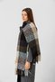 Mink Thick Boucle Scarf Women's Shawl 45x200 cm - 4