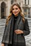 Black Etro Patterned Women's Shawl