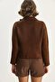 Women's Bitter Brown Pocket Cardigan 20251054 - 7