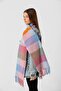 Pink Thick Boucle Scarf Women's Shawl 40x210 cm - 7