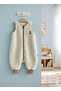 Winter Sleeveless Children's Sleeping Bag Plush Jumpsuit 100% Cotton Lined Baby Sleeping Bag Unisex
