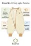 Winter Sleeveless Children's Sleeping Bag Plush Jumpsuit 100% Cotton Lined Baby Sleeping Bag Unisex - 2