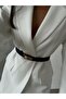 Women's Thin Elastic Pants Belt with Lock Buckle, Jacket Belt, Shirt Belt, Dress Belt - 3