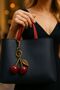 Big Red Cherry Keychain, Bag Ornament,Charm - 5