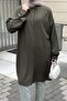 Oversized Khaki Tunic - 3