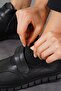Maylo bone protruding genuine leather boots black skin - 3