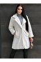Double Button Lined Side Pocket Plush Coat